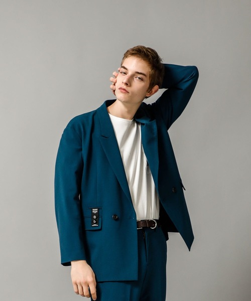 シャリーフDOUBLE JKT 2020AW STUDIOUS別注 DOUBLE JKT（テーラードジャケット）｜SHAREEF