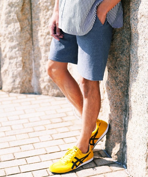 jiggys shop（ジギーズショップ）の「接触冷感 UVカット マルチパターン サマーパイル ショートパンツ（その他パンツ・メンズ・ブラック/ホワイト系その他3/ホワイト系その他/グレイッシュベージュ/ブルー系その他2/ネイビー/ホワイト/ホワイト系その他2/ブラック系その他/ブルー系その他/インディゴブルー/ブルー系その他3/ブラック系その他3/グレー系その他/ブラック系その他4/イエロー/ホワイト系その他4/ピンク系その他/ブラック系その他5/ブルー系その他4/ピンク・X-LARGE/LARGE/MEDIUM）」の14枚目の写真