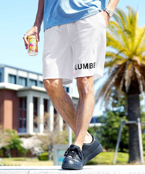 jiggys shop（ジギーズショップ）の「接触冷感 UVカット マルチパターン サマーパイル ショートパンツ（その他パンツ・メンズ・ブラック/ホワイト系その他3/ホワイト系その他/グレイッシュベージュ/ブルー系その他2/ネイビー/ホワイト/ホワイト系その他2/ブラック系その他/ブルー系その他/インディゴブルー/ブルー系その他3/ブラック系その他3/グレー系その他/ブラック系その他4/イエロー/ホワイト系その他4/ピンク系その他/ブラック系その他5/ブルー系その他4/ピンク・X-LARGE/LARGE/MEDIUM）」の7枚目の写真