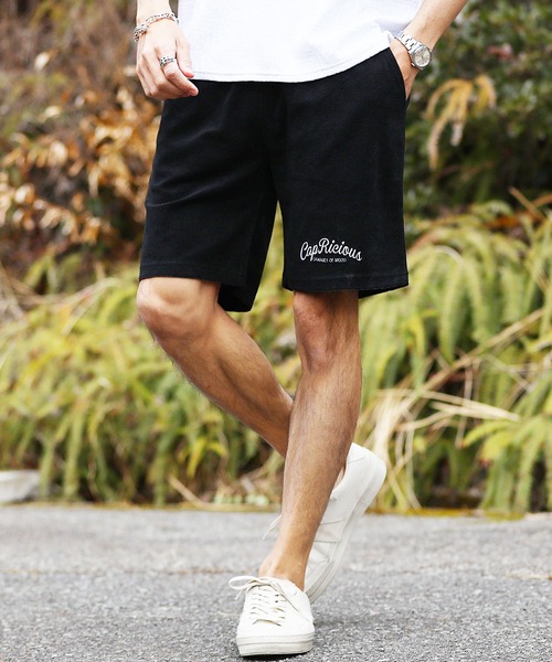 jiggys shop（ジギーズショップ）の「接触冷感 UVカット マルチパターン サマーパイル ショートパンツ（その他パンツ・メンズ・ブラック/ホワイト系その他3/ホワイト系その他/グレイッシュベージュ/ブルー系その他2/ネイビー/ホワイト/ホワイト系その他2/ブラック系その他/ブルー系その他/インディゴブルー/ブルー系その他3/ブラック系その他3/グレー系その他/ブラック系その他4/イエロー/ホワイト系その他4/ピンク系その他/ブラック系その他5/ブルー系その他4/ピンク・X-LARGE/LARGE/MEDIUM）」の9枚目の写真