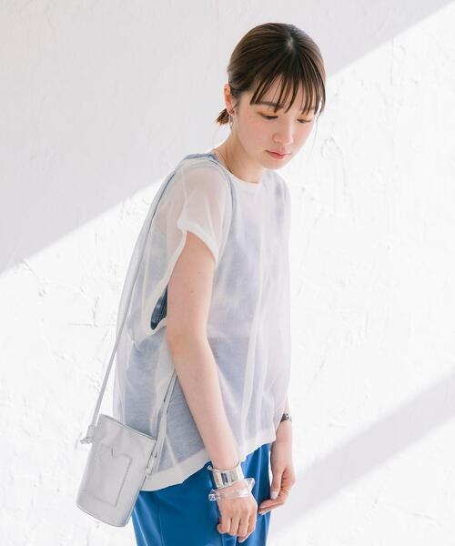 coen(コーエン)の「シャイニーミニバケツショルダーバッグ(ショルダーバッグ・レディース・シルバー/コバルトブルー/ピンク・FREE)」の5枚目の写真