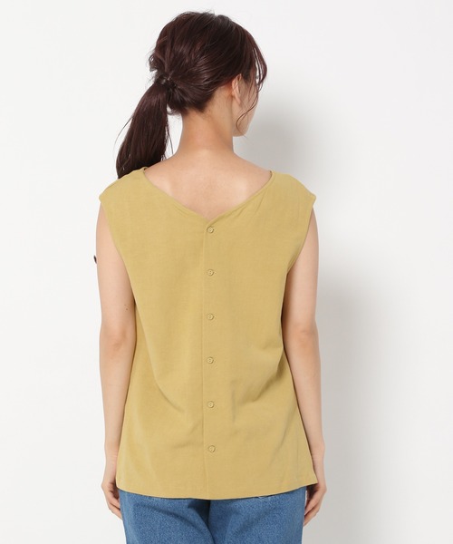 mysty woman（ミスティウーマン）の「ノースリ2WAYブラウス 948599（シャツ/ブラウス・レディース・イエロー/ライトベージュ/テラコッタ・FREE）」の10枚目の写真