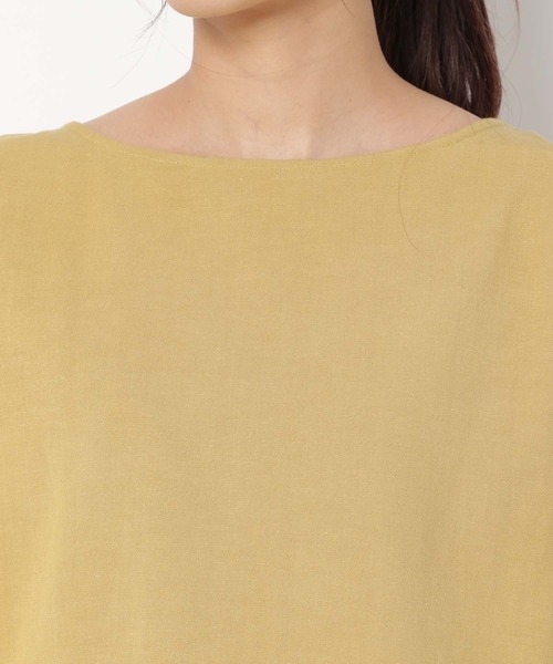 mysty woman（ミスティウーマン）の「ノースリ2WAYブラウス 948599（シャツ/ブラウス・レディース・イエロー/ライトベージュ/テラコッタ・FREE）」の12枚目の写真