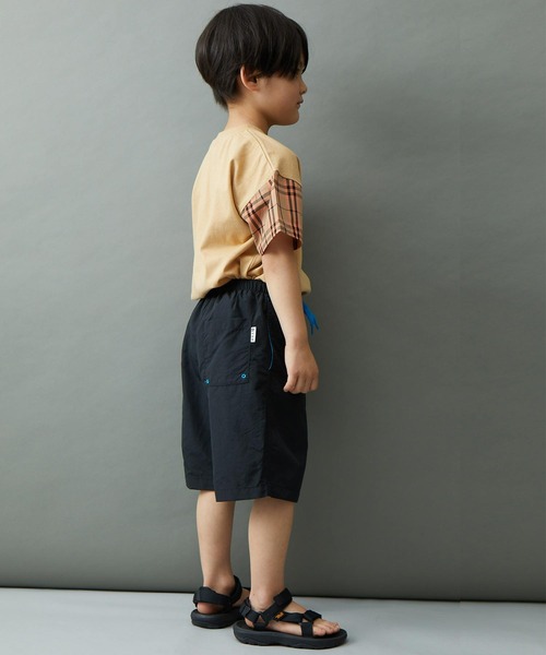 Summer　速乾　キュロット　M　半ゴム サーフパンツ キッズ ロング丈 水陸両用 速乾 インナー付き