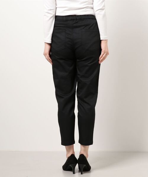 fort point（フォーポイント）の「【C-FORT POINT】ブラックイージーテーパードパンツ　ストレッチ　接触冷感　帯電防止（その他パンツ・レディース・ブラック・SMALL/MEDIUM/LARGE/X-LARGE）」の3枚目の写真