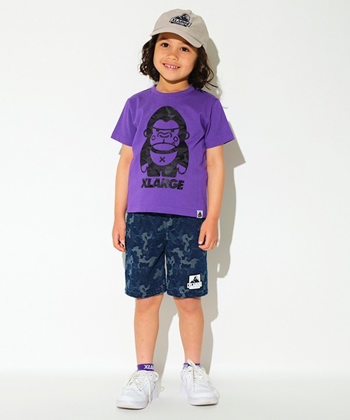 XLARGE KIDS（エクストララージキッズ）の「【撥水】OGゴリラ6パネルキャップ（キャップ・キッズ・パープル/ベージュ/ブラック・L/M）」の18枚目の写真