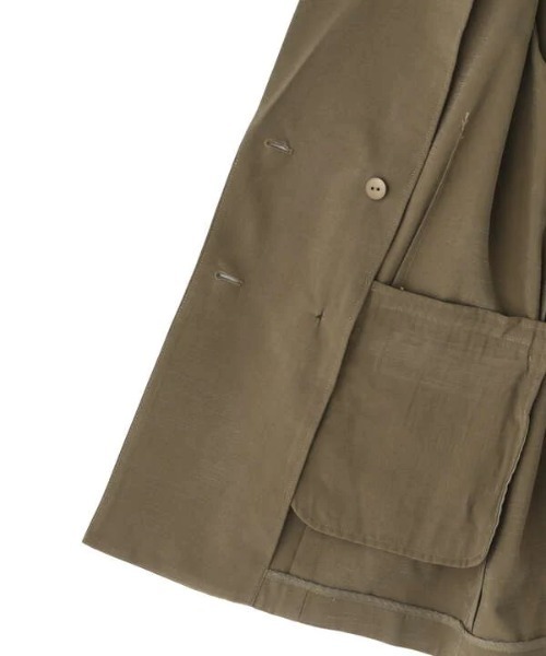 N.（N. Natural Beauty Basic）（エヌエヌナチュラルビューティーベーシック）の「ハーフスリーブジャケット（テーラードジャケット・レディース・ベージュ/カーキ・MEDIUM）」の18枚目の写真