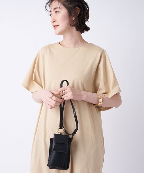 un dix cors（アンディコール）の「マルチポーチ3点セットバッグ（ショルダーバッグ・レディース・パープル/ブラック/ベージュ・FREE）」の6枚目の写真