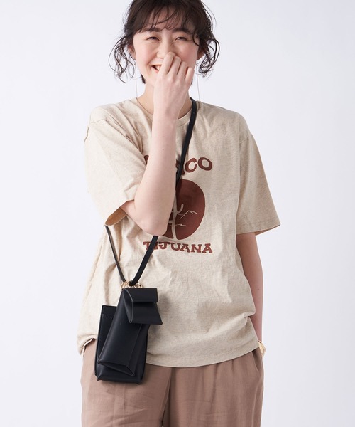 un dix cors（アンディコール）の「マルチポーチ3点セットバッグ（ショルダーバッグ・レディース・パープル/ブラック/ベージュ・FREE）」の4枚目の写真