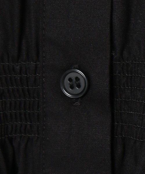 PAGEBOY（ページボーイ）の「シャーリングシャツミニワンピース（シャツワンピース・レディース・オフホワイト/ブラック・FREE）」の14枚目の写真