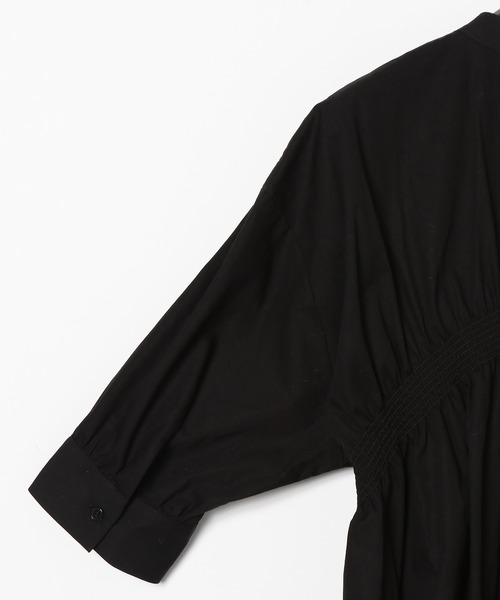 PAGEBOY（ページボーイ）の「シャーリングシャツミニワンピース（シャツワンピース・レディース・オフホワイト/ブラック・FREE）」の12枚目の写真