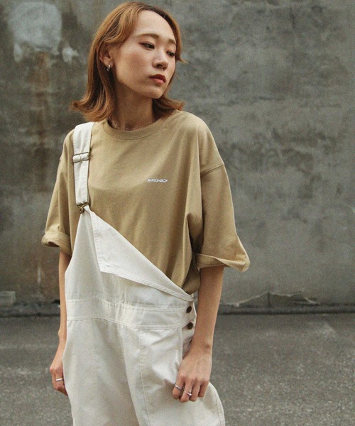 Piko（ピコ）の「【別注】【PIKO】スケボーガール イージーケア 高密度ビッグシルエット エモイラストTシャツ（Tシャツ/カットソー・レディース・ホワイト/ブラック/ベージュ/ネイビー/ピンク/ブルー/グリーン・MEDIUM/LARGE）」の17枚目の写真