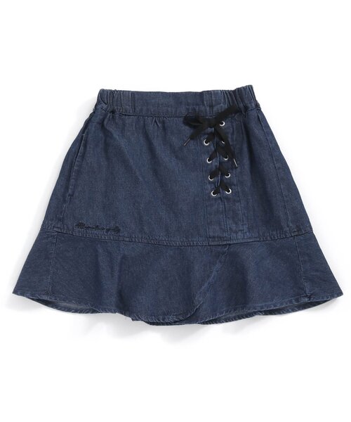 algy（アルジー）の「マーメードスカパン（スカート・キッズ・ブラック/インディゴブルー/サックスブルー・XXX-SMALL/XX-SMALL/X-SMALL/MEDIUM/SMALL）」の3枚目の写真