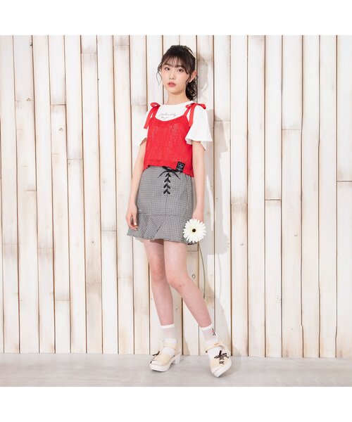 algy（アルジー）の「マーメードスカパン（スカート・キッズ・ブラック/インディゴブルー/サックスブルー・XXX-SMALL/XX-SMALL/X-SMALL/MEDIUM/SMALL）」の12枚目の写真