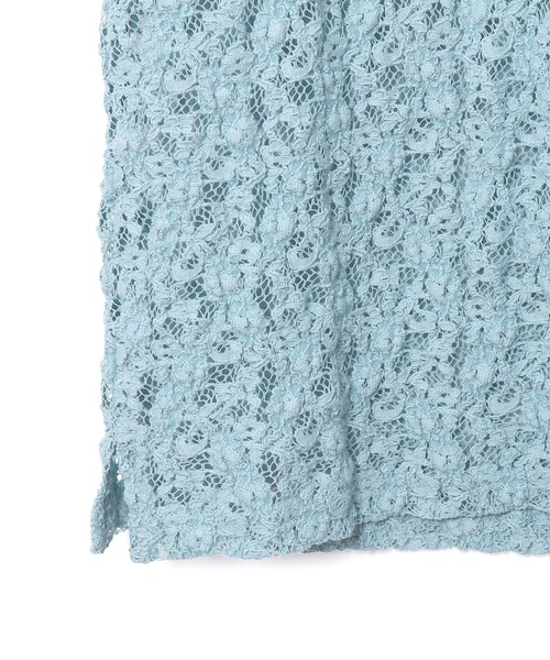 YOUNG&OLSEN The DRYGOODS STORE（ヤングアンドオルセン）の「【YOUNG&OLSEN】別注レースハーフスリーブカットソー（Tシャツ/カットソー・レディース・ホワイト/ブラック/ベージュ/サックスブルー・FREE）」の15枚目の写真