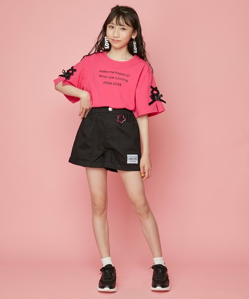 JENNI love（ジェニィラブ）の「カラビナ付きショーパン（その他パンツ・キッズ・ミント/イエロー/ブラック・140cm/150cm/160cm/130cm）」の6枚目の写真