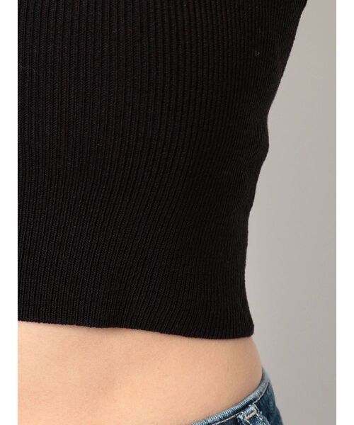 GYDA（ジェイダ）の「バッククロスニットTOPS（タンクトップ・レディース・ブラック/パープル/オフホワイト・FREE）」の20枚目の写真