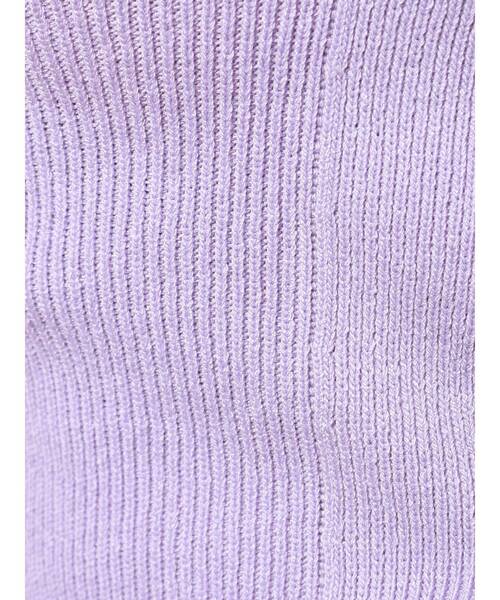 GYDA（ジェイダ）の「バッククロスニットTOPS（タンクトップ・レディース・ブラック/パープル/オフホワイト・FREE）」の22枚目の写真