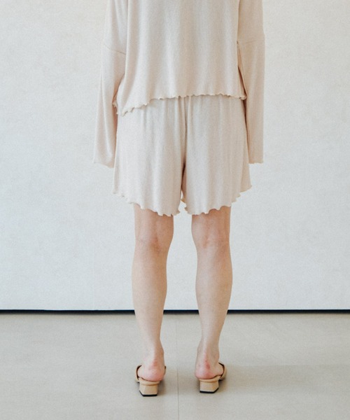 ACCL(エーシーシーエル)の「ヘブンリーウェア ショートパンツ(その他パンツ・レディース・アイボリー/ブラウン・FREE)」の5枚目の写真