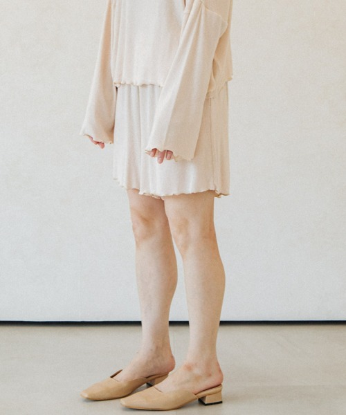 ACCL(エーシーシーエル)の「ヘブンリーウェア ショートパンツ(その他パンツ・レディース・アイボリー/ブラウン・FREE)」の10枚目の写真