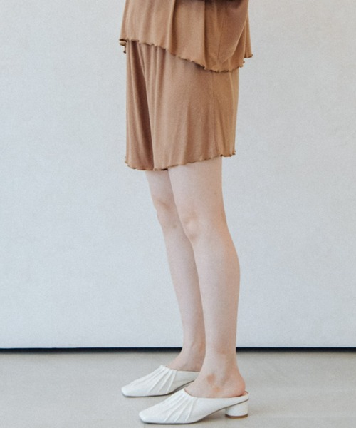 ACCL(エーシーシーエル)の「ヘブンリーウェア ショートパンツ(その他パンツ・レディース・アイボリー/ブラウン・FREE)」の13枚目の写真