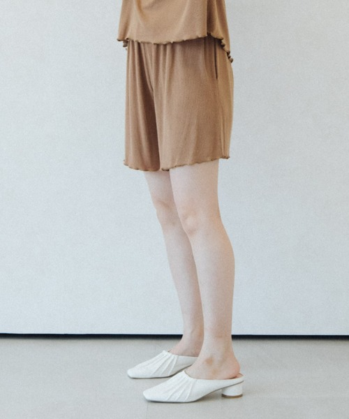 ACCL(エーシーシーエル)の「ヘブンリーウェア ショートパンツ(その他パンツ・レディース・アイボリー/ブラウン・FREE)」の14枚目の写真