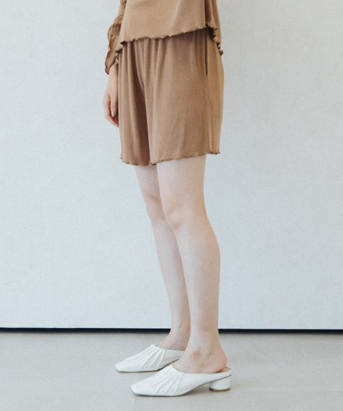 ACCL(エーシーシーエル)の「ヘブンリーウェア ショートパンツ(その他パンツ・レディース・アイボリー/ブラウン・FREE)」の15枚目の写真