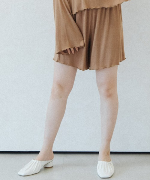 ACCL(エーシーシーエル)の「ヘブンリーウェア ショートパンツ(その他パンツ・レディース・アイボリー/ブラウン・FREE)」の18枚目の写真