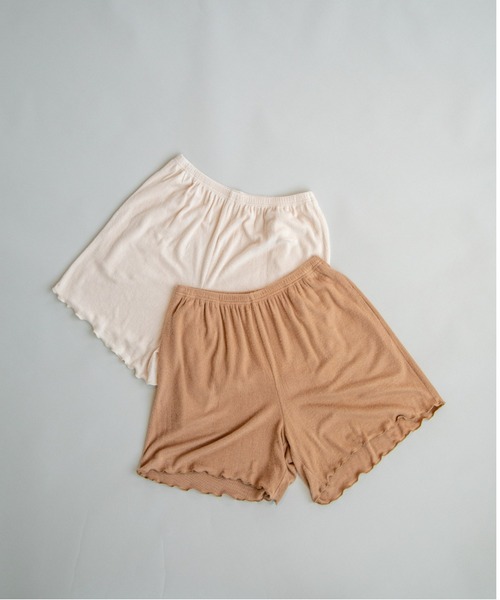 ACCL(エーシーシーエル)の「ヘブンリーウェア ショートパンツ(その他パンツ・レディース・アイボリー/ブラウン・FREE)」の22枚目の写真