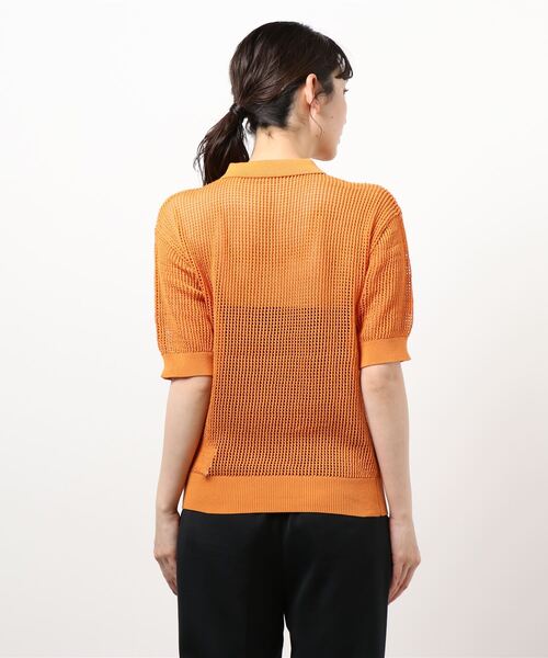 LOWRYS FARM(ローリーズファーム)の「メッシュポロSS 947812(Tシャツ/カットソー・レディース・ネイビー/オレンジ/グリーン・FREE)」の11枚目の写真