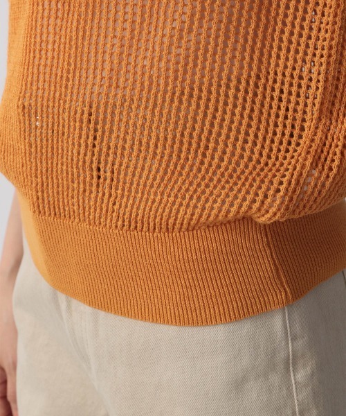 LOWRYS FARM(ローリーズファーム)の「メッシュポロSS 947812(Tシャツ/カットソー・レディース・ネイビー/オレンジ/グリーン・FREE)」の8枚目の写真