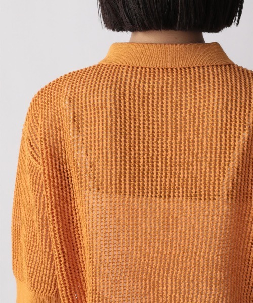 LOWRYS FARM(ローリーズファーム)の「メッシュポロSS 947812(Tシャツ/カットソー・レディース・ネイビー/オレンジ/グリーン・FREE)」の12枚目の写真