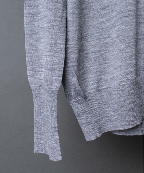 ADAWAS(アダワズ)の「【 ADAWAS / アダワス 】 ULTRAFINE MERINO CREW NECK P/O ウルトラファインメリノクルーネックプルオーバー(ニット/セーター・レディース・チャコールグレー/ブラウン/グレー・FREE)」の6枚目の写真