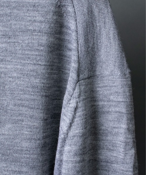 ADAWAS(アダワズ)の「【 ADAWAS / アダワス 】 ULTRAFINE MERINO CREW NECK P/O ウルトラファインメリノクルーネックプルオーバー(ニット/セーター・レディース・チャコールグレー/ブラウン/グレー・FREE)」の13枚目の写真