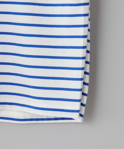 CIAOPANIC（チャオパニック）の「ボーダーボックスノースリーブTシャツ（Tシャツ/カットソー・レディース・ブラック/サックスブルー/ブルー・FREE）」の6枚目の写真