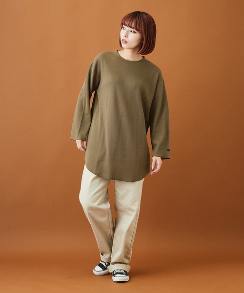 CUBE SUGAR(キューブシュガー)の「カツラギ 5ポケット パンツ(チノパンツ・レディース・ベージュ/カーキ/ナチュラル・S/M)」の8枚目の写真