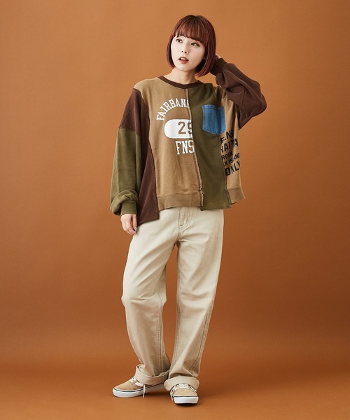 CUBE SUGAR(キューブシュガー)の「カツラギ 5ポケット パンツ(チノパンツ・レディース・ベージュ/カーキ/ナチュラル・S/M)」の13枚目の写真