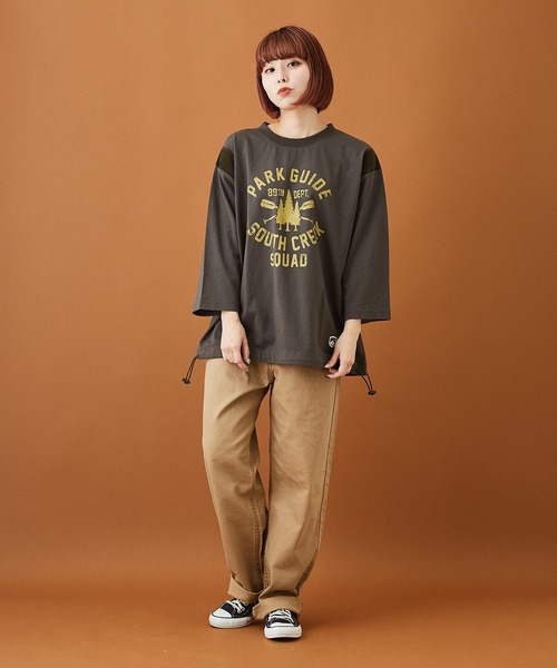 CUBE SUGAR(キューブシュガー)の「カツラギ 5ポケット パンツ(チノパンツ・レディース・ベージュ/カーキ/ナチュラル・S/M)」の17枚目の写真