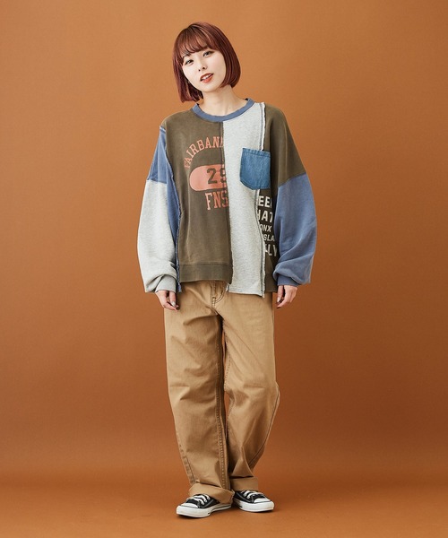 CUBE SUGAR(キューブシュガー)の「カツラギ 5ポケット パンツ(チノパンツ・レディース・ベージュ/カーキ/ナチュラル・S/M)」の20枚目の写真