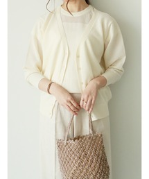 Te chichi | 綿ポリ強撚アンサンブル(アンサンブル)