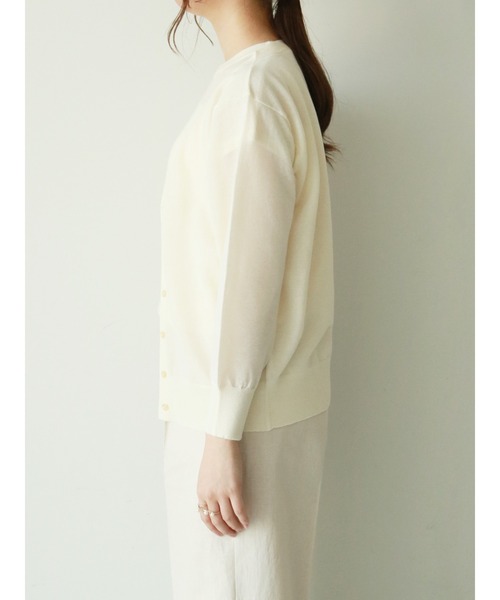 Te chichi（テチチ）の「綿ポリ強撚アンサンブル（アンサンブル・レディース・グレー/オフホワイト/ブラック・ﾌﾘ-）」の10枚目の写真