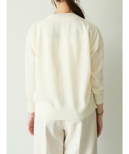 Te chichi（テチチ）の「綿ポリ強撚アンサンブル（アンサンブル・レディース・グレー/オフホワイト/ブラック・ﾌﾘ-）」の11枚目の写真