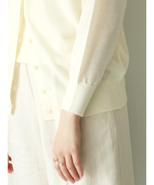 Te chichi（テチチ）の「綿ポリ強撚アンサンブル（アンサンブル・レディース・グレー/オフホワイト/ブラック・ﾌﾘ-）」の13枚目の写真