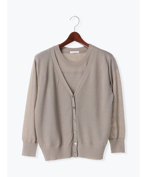 Te chichi（テチチ）の「綿ポリ強撚アンサンブル（アンサンブル・レディース・グレー/オフホワイト/ブラック・ﾌﾘ-）」の14枚目の写真