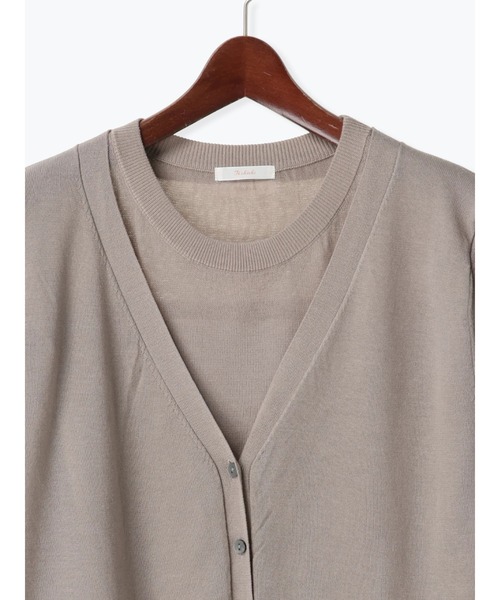 Te chichi（テチチ）の「綿ポリ強撚アンサンブル（アンサンブル・レディース・グレー/オフホワイト/ブラック・ﾌﾘ-）」の16枚目の写真