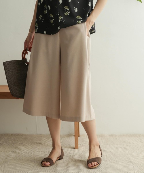 URBAN RESEARCH DOORS（アーバンリサーチドアーズ）の「ガウチョパンツ（その他パンツ・レディース・ネイビー/ライトベージュ・ONE）」の3枚目の写真