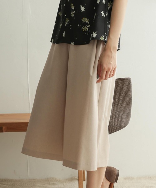 URBAN RESEARCH DOORS（アーバンリサーチドアーズ）の「ガウチョパンツ（その他パンツ・レディース・ネイビー/ライトベージュ・ONE）」の4枚目の写真