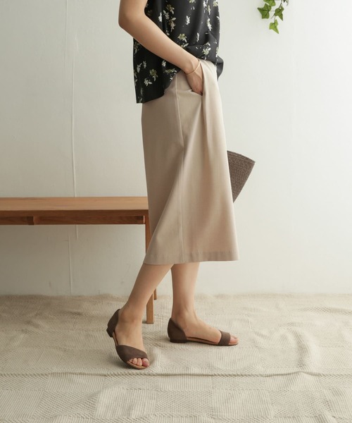 URBAN RESEARCH DOORS（アーバンリサーチドアーズ）の「ガウチョパンツ（その他パンツ・レディース・ネイビー/ライトベージュ・ONE）」の8枚目の写真