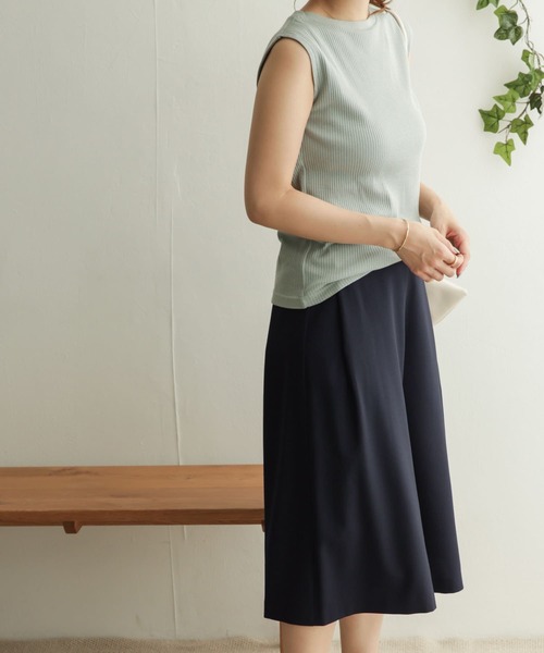 URBAN RESEARCH DOORS（アーバンリサーチドアーズ）の「ガウチョパンツ（その他パンツ・レディース・ネイビー/ライトベージュ・ONE）」の16枚目の写真