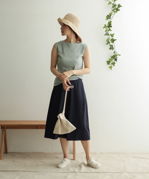 URBAN RESEARCH DOORS（アーバンリサーチドアーズ）の「ガウチョパンツ（その他パンツ・レディース・ネイビー/ライトベージュ・ONE）」の19枚目の写真